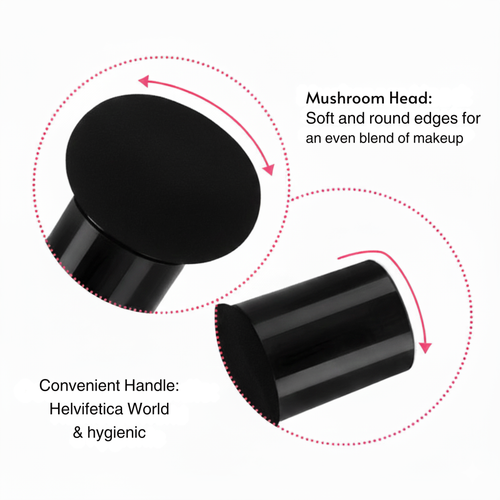 Ziora Travel Size Korean Mushroom Applicator